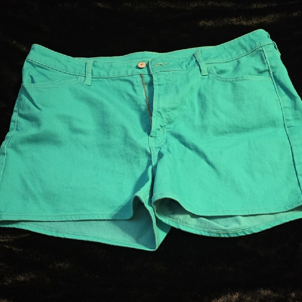 Old Navy Women's Aqua Jean Shorts